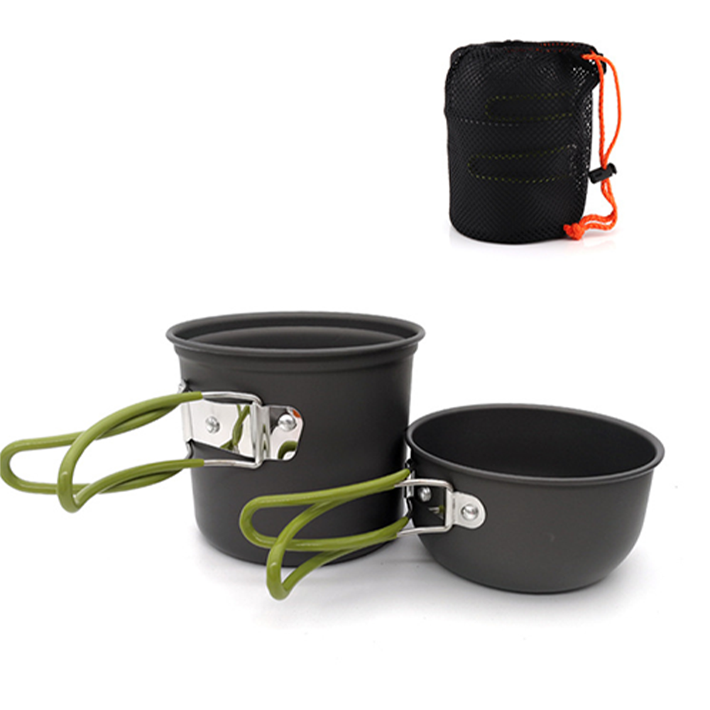 Outdoor Camping Utensils - Pacoone 超軽量キャンプ食器調理鍋器具キット軽量旅行用品ハイキングピクニックアウトドアアクティビティ用