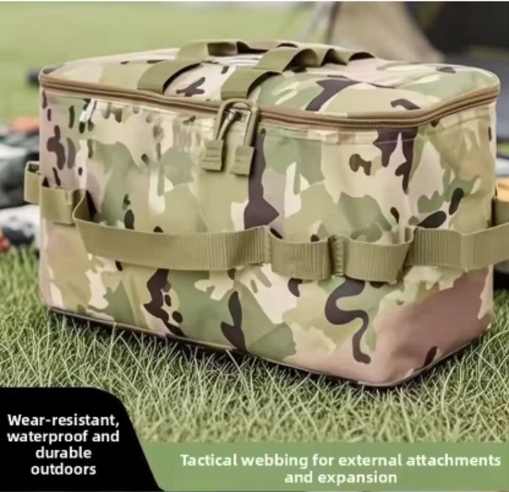 Outdoor Camping Utensils - 屋外キャンプ用ガスタンク収納バッグ、大容量グランドネイルツールバッグ、ガス缶ピクニック調理器具オーガナイザー