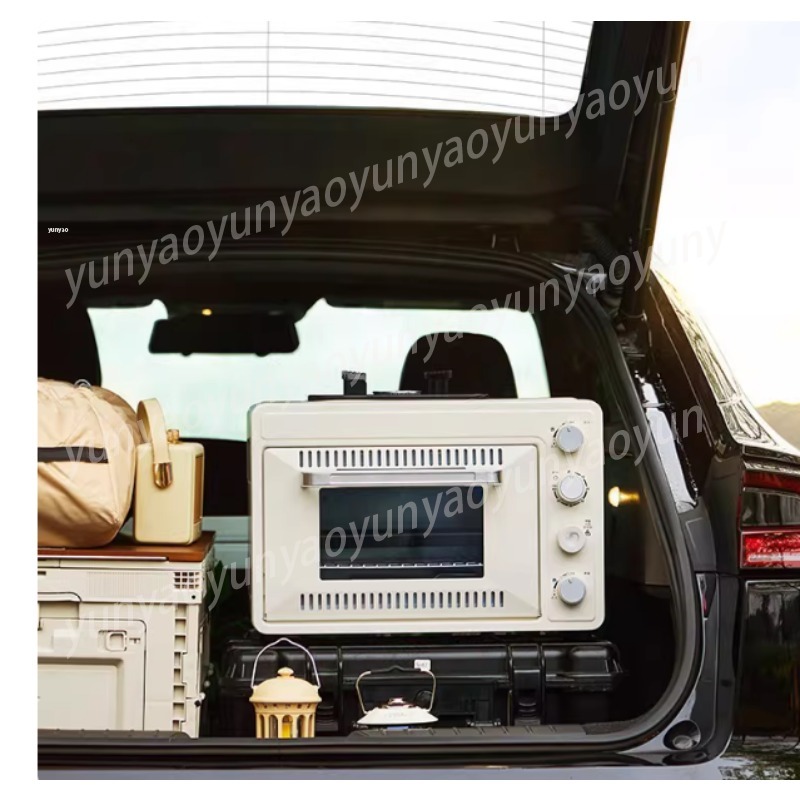 Outdoor Gas Camping Oven - ポータブル屋外ガスオーブン キャンプ用ポータブルオーブン 25-30L 多機能一体型カセットオーブン