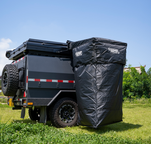 Outdoor Camping Car Tent - 持ち運び可能な屋外キャンプシャワーテント、便利なポータブルシャワー用カートテント