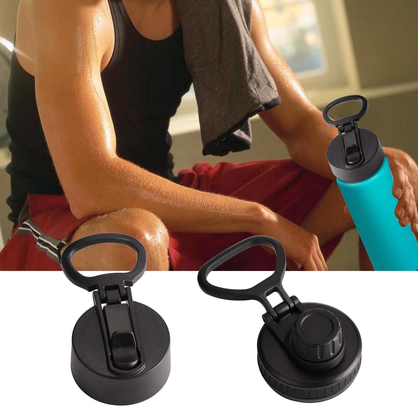 Outdoor Camping Water Jug - 水筒の蓋交換用アクセサリー、ハンドル付き水筒口カバー、ジム、アウトドア、旅行、学校、ハイキング、キャンプ用の注ぎ口トップ