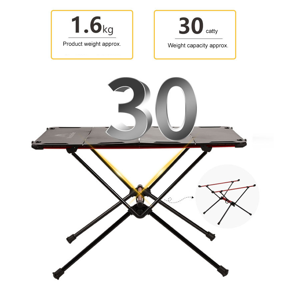 Outdoor Camping Folding Table - 折りたたみキャンプテーブル 軽量アウトドア折りたたみテーブル アルミ合金製折りたたみテーブル 多機能ビーチBBQクッキングテーブル