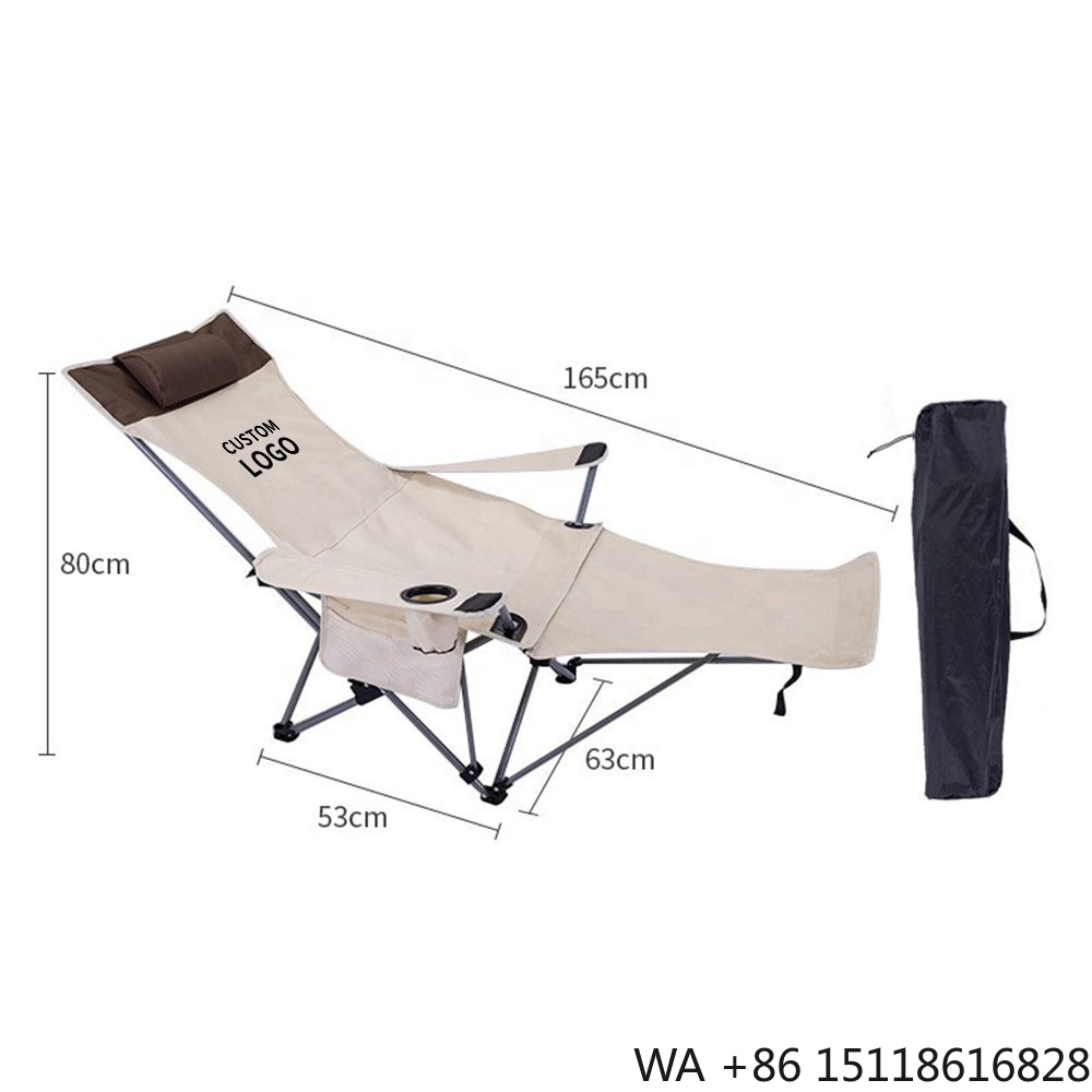 Outdoor Camping Chairs - ポータブル折りたたみリクライニングチェア 軽量調節可能チェア アウトドアキャンプビーチパティオ用 コンパクト収納