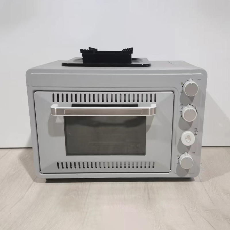 Outdoor Camping Oven - キャンピングカー旅行用電化製品 オイル不要エアフライヤー 屋外用電化製品 25L ポータブルガスオーブン ストーブ付き