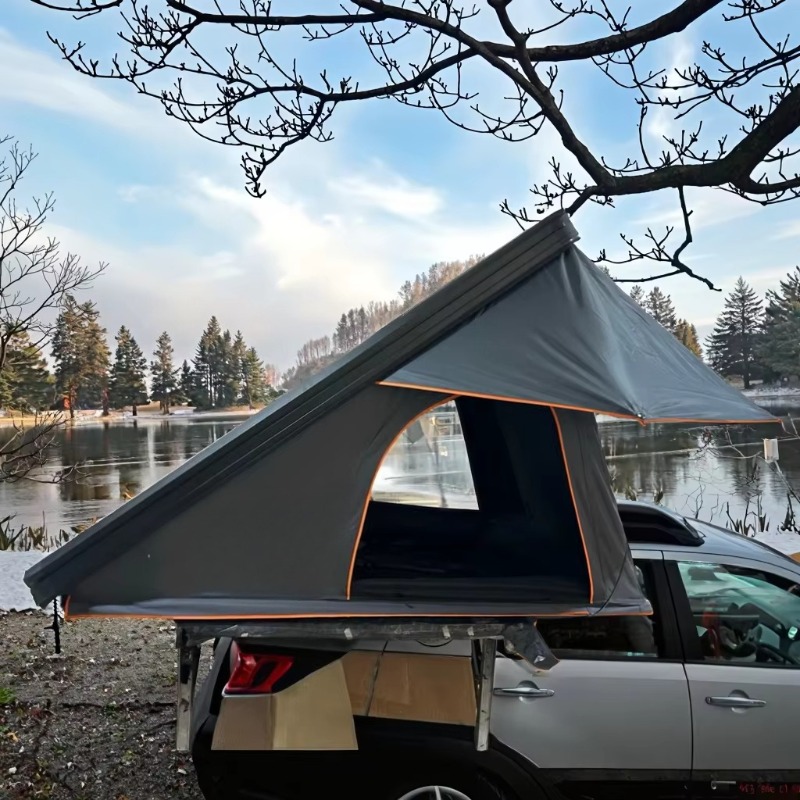 Outdoor Camping Car Tent - 工場価格の軽量ハードシェルアルミ製ルーフトップテント 車用 高品質ルーフトップテント アウトドアキャンプ用