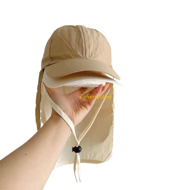 Outdoor Camping Activities For Kids - N58F アウトドア スポーツ帽子 マウンテン キャンプ帽子 ネックフラップ付き