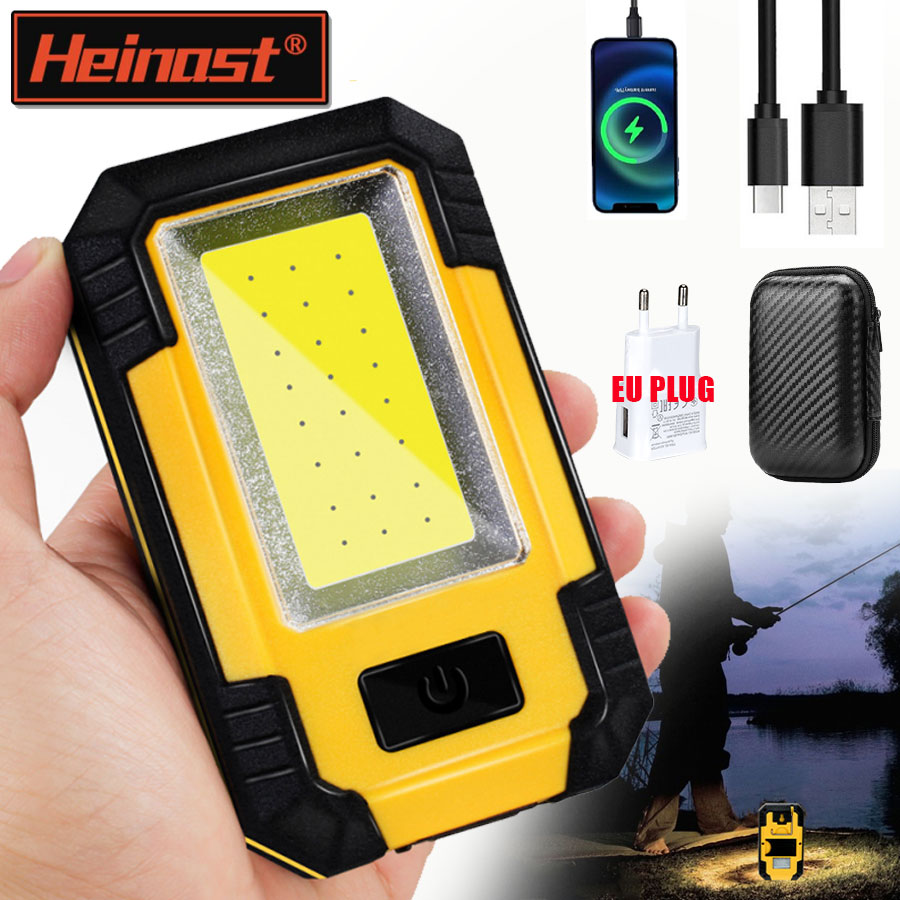 Outdoor Camping Lighting - ポータブル4000mAh充電式作業灯 超高輝度COB懐中電灯 磁石/フック付き キャンプ用ランタン アウトドア緊急用