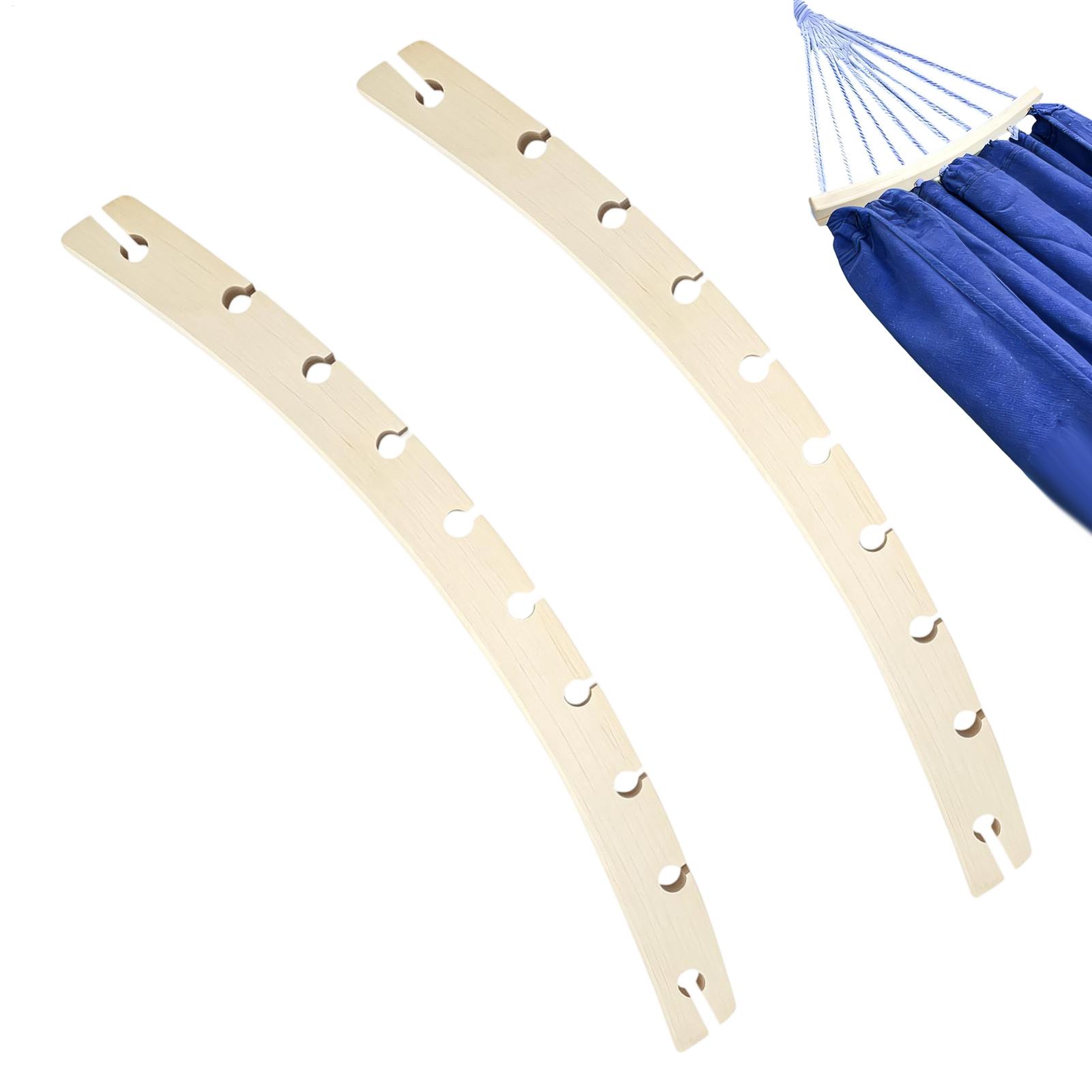 Outdoor Camping Hammock - ハンモックスプレッダーバー 2 ピース スイング 10 穴ポール