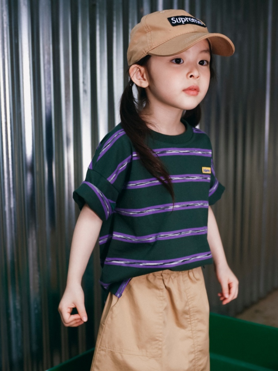 Outdoor Camping Activities For Kids - 純綿半袖Tシャツ 子供用 通気性 吸汗性 アウトドアスポーツウェア 夏