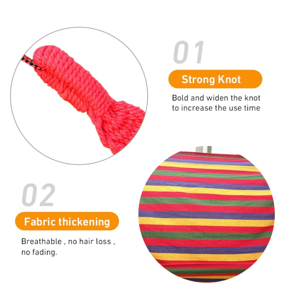 1pc 屋外キャンバスハンモック キャンプスイングハンモック - Outdoor Camping Hammock のレビューと価格