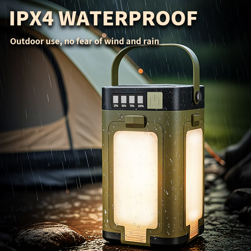 ソーラー充電式折りたたみ式2000mAhパワーバンク付き屋外 - Outdoor Camping Lighting のレビューと価格