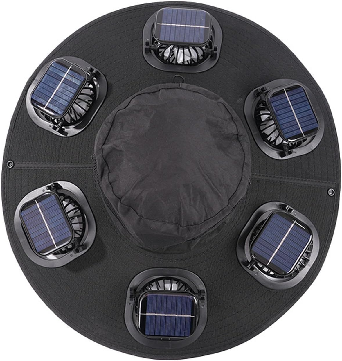 2026年ホットサマー6ファンバイザーキャップソーラーファン - Outdoor Camping Ventilator のレビューと価格