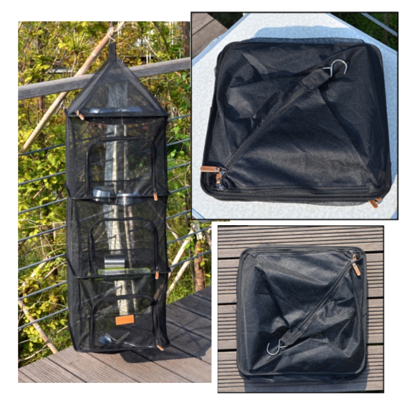 屋外キャンプ食器収納換気吊り下げネットボウル洗面器乾燥ネット - Outdoor Camping Ventilator のレビューと価格