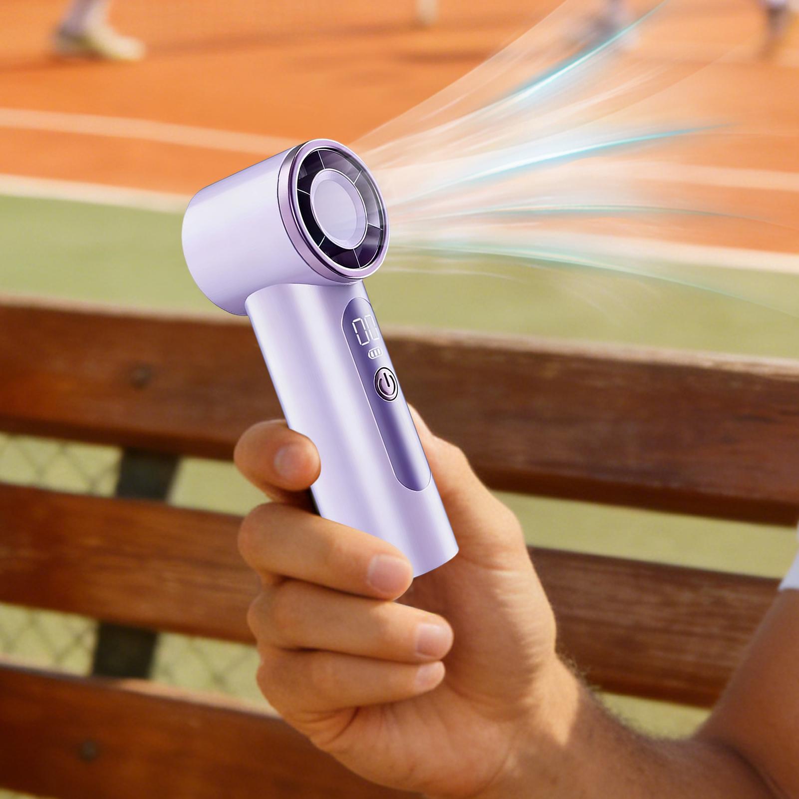 USB充電式ミニハンドヘルドファン、旅行、オフィス、屋外、自 - Outdoor Camping Ventilator のレビューと価格