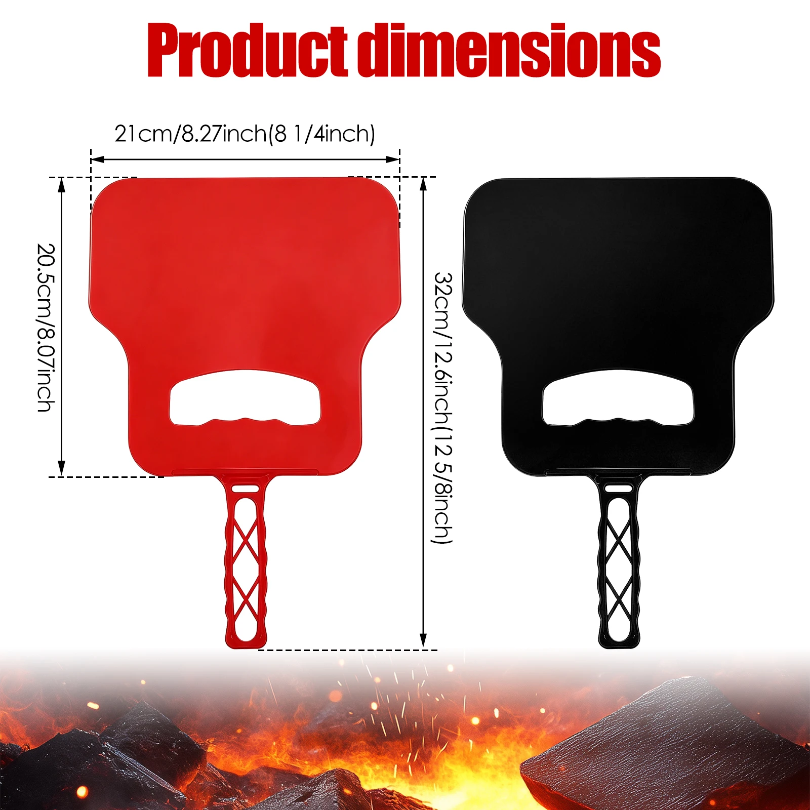 手動風車プラスチック製ハンドファンポータブルファイヤースター - Outdoor Camping Ventilator のレビューと価格