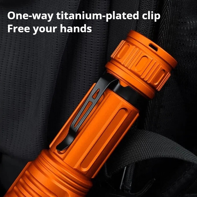 強力な光 LED 懐中電灯ズーム可能 TYPE-C 充電式屋 - Outdoor Camping Lighting のレビューと価格