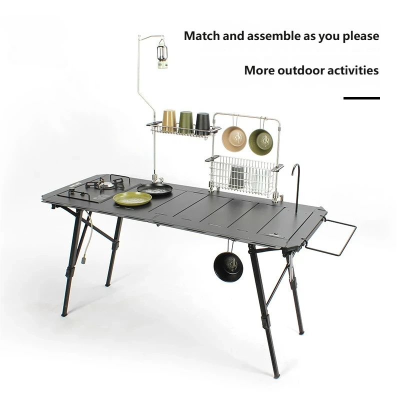 ポータブルアルミ合金 Igt テーブル屋外キャンプ折りたたみ - Outdoor Camping Folding Table のレビューと価格