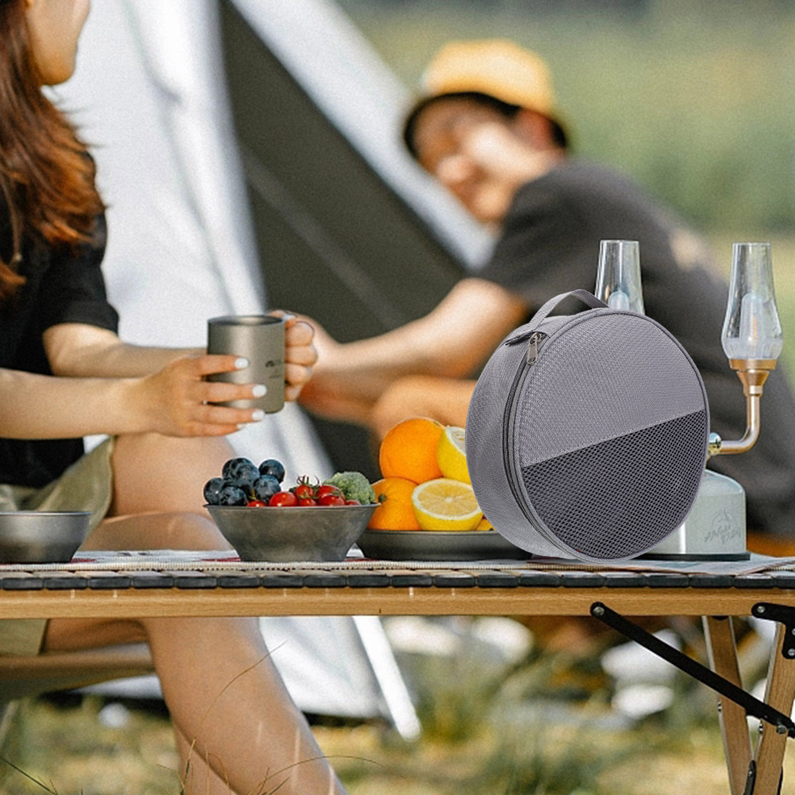 アウトドアディッシュバッグ プレミアムオックスフォード生地  - Outdoor Camping Utensils のレビューと価格