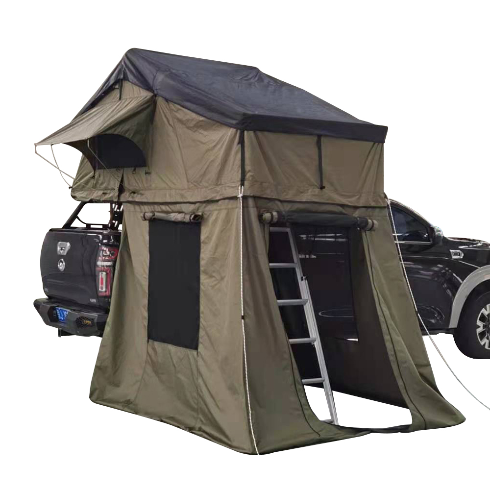 防水サンシェード折りたたみ式ルーフトップカーファミリーキャン - Outdoor Camping Car Tent のレビューと価格