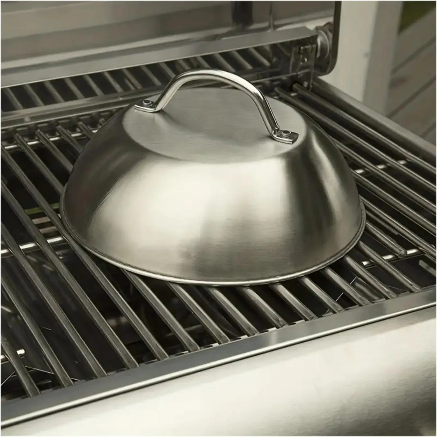 9インチステンレス鋼オーブンスキージカバー完璧なバーベキュー - Outdoor Camping Oven のレビューと価格