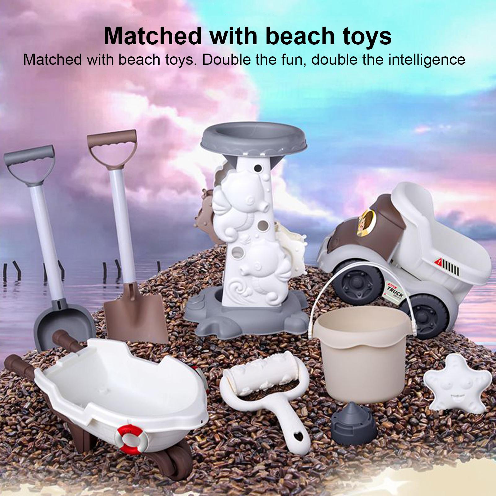 ビーチ砂遊びおもちゃ 砂バケツとシャベルセット 掘削ゲーム  - Outdoor Camping Activities For Kids のレビューと価格