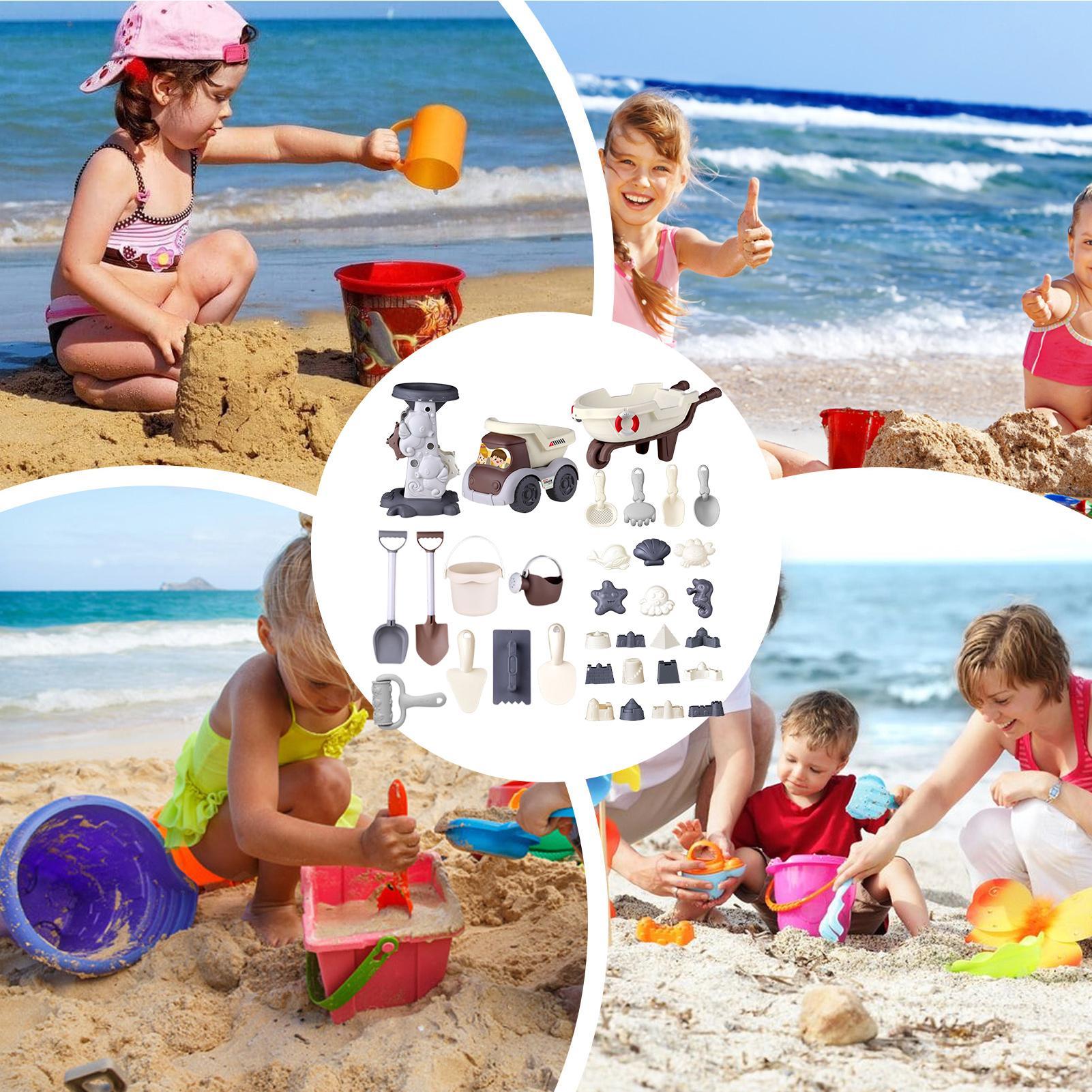 ビーチ砂遊びおもちゃ 砂バケツとシャベルセット 掘削ゲーム  - Outdoor Camping Activities For Kids のレビューと価格