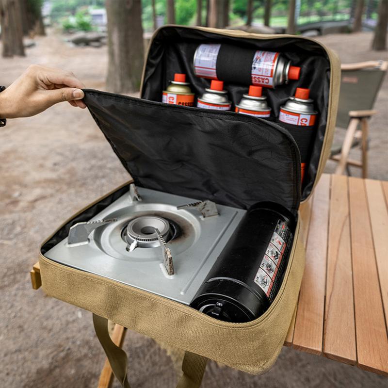 ポータブル屋外キャンプストーブ,オックスフォード生地調理器具 - Outdoor Camping Gas Stove のレビューと価格