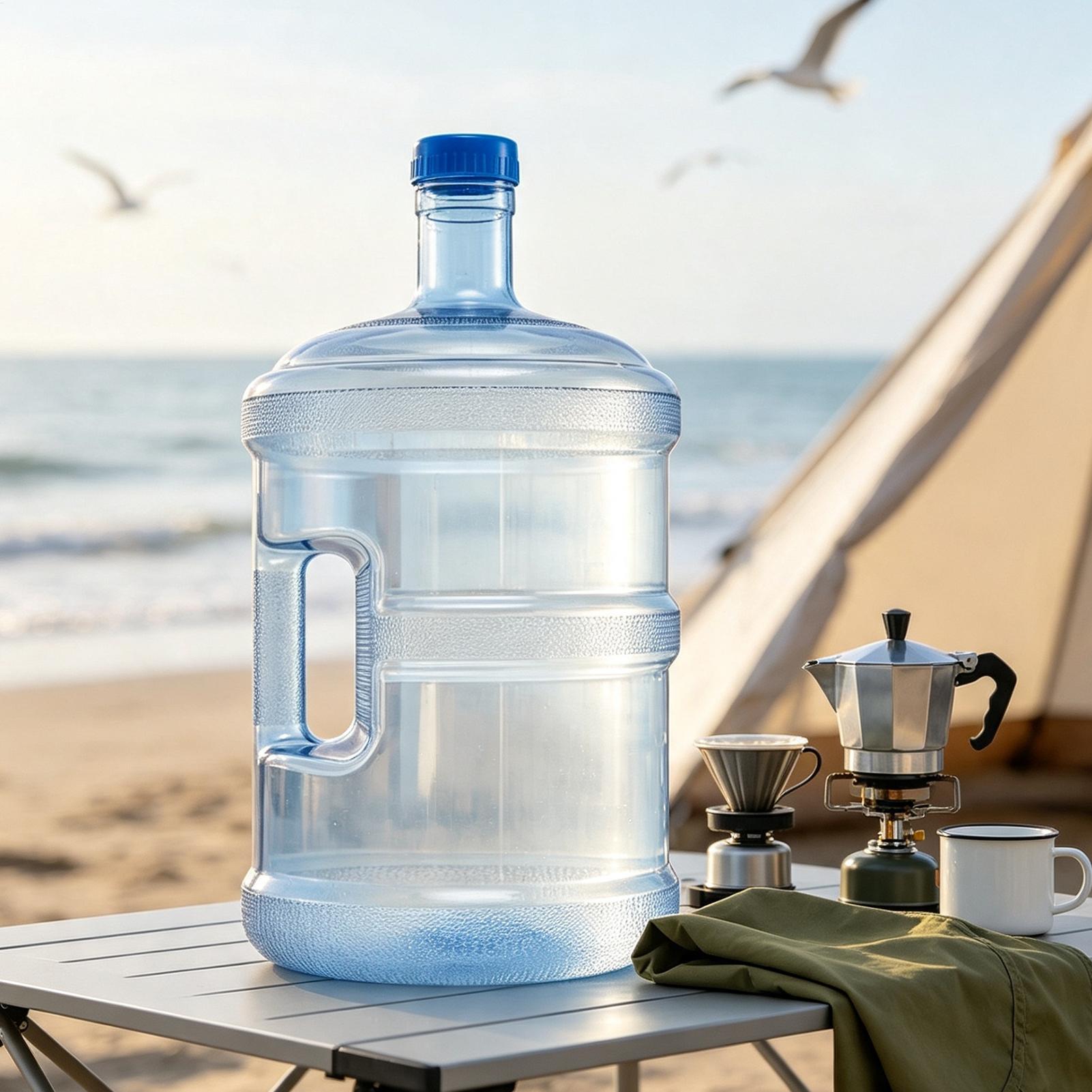 水筒 11.3L 水分補給用漏れ防止水筒 蓋とハンドル付き  - Outdoor Camping Water Jug のレビューと価格