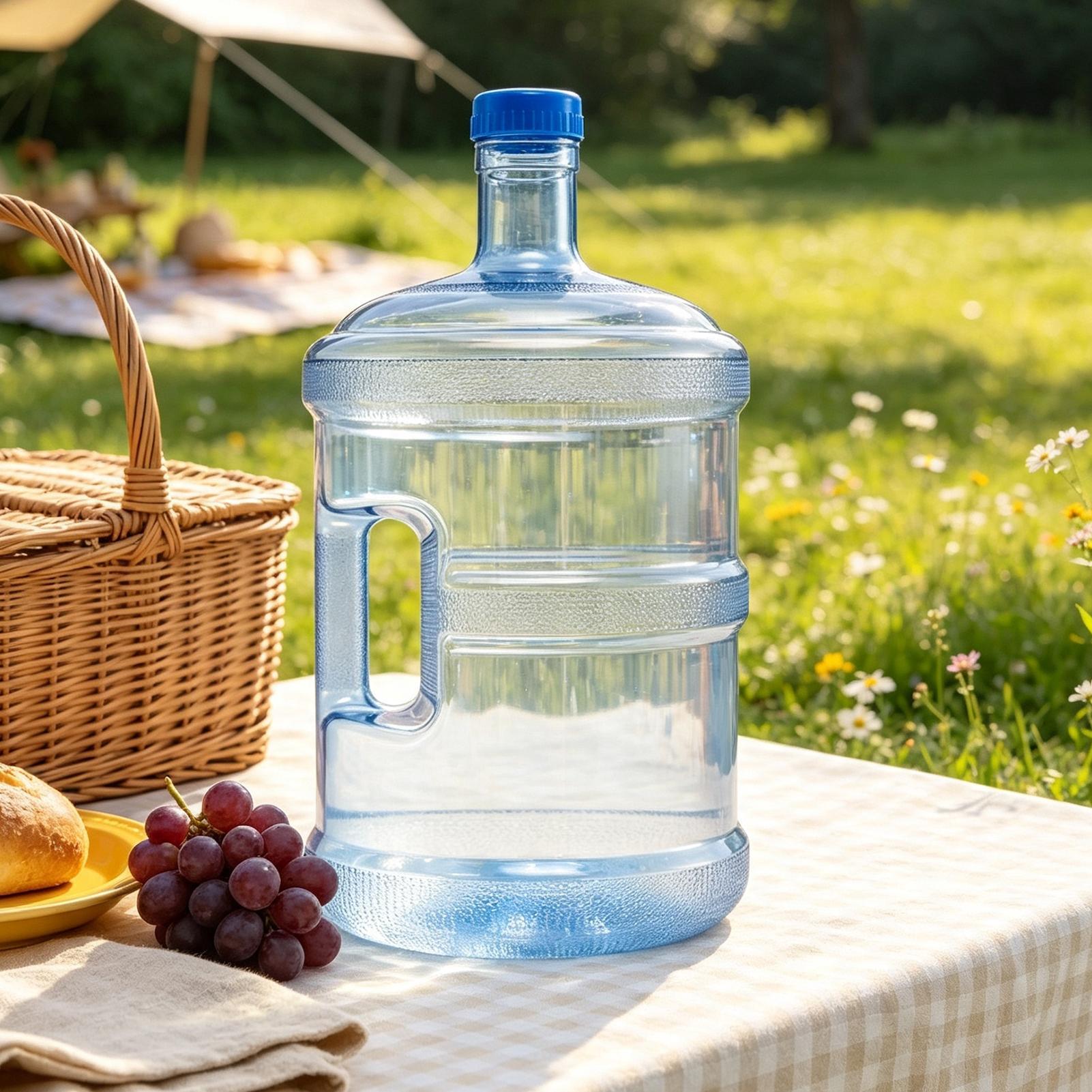 水筒 11.3L 水分補給用漏れ防止水筒 蓋とハンドル付き  - Outdoor Camping Water Jug のレビューと価格