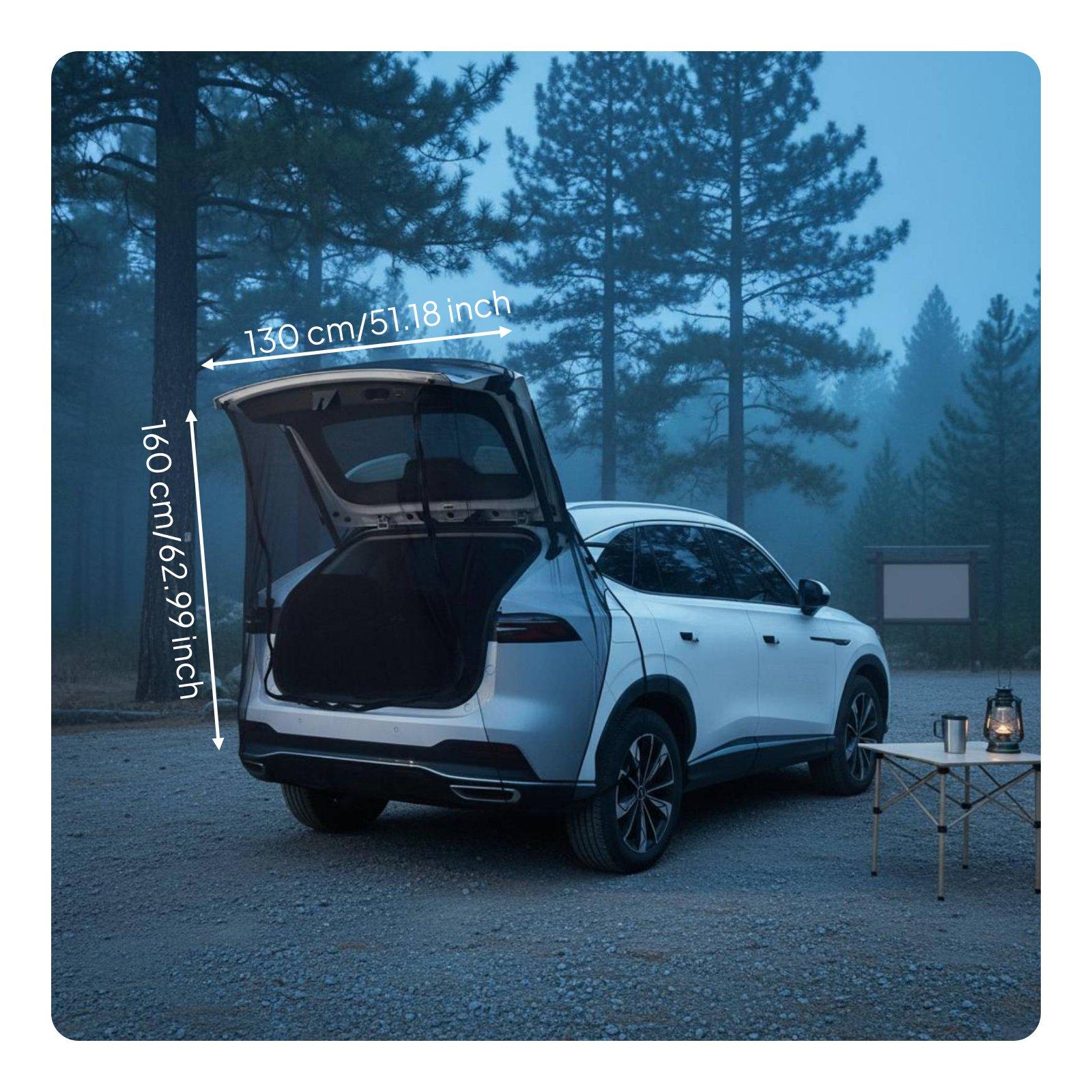 リアドアメッシュ蚊帳テールゲートテント屋外キャンプアクセサリ - Outdoor Camping Car Tent のレビューと価格