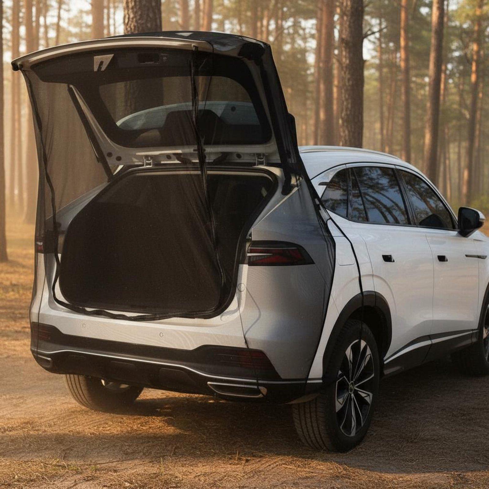 リアドアメッシュ蚊帳テールゲートテント屋外キャンプアクセサリ - Outdoor Camping Car Tent のレビューと価格