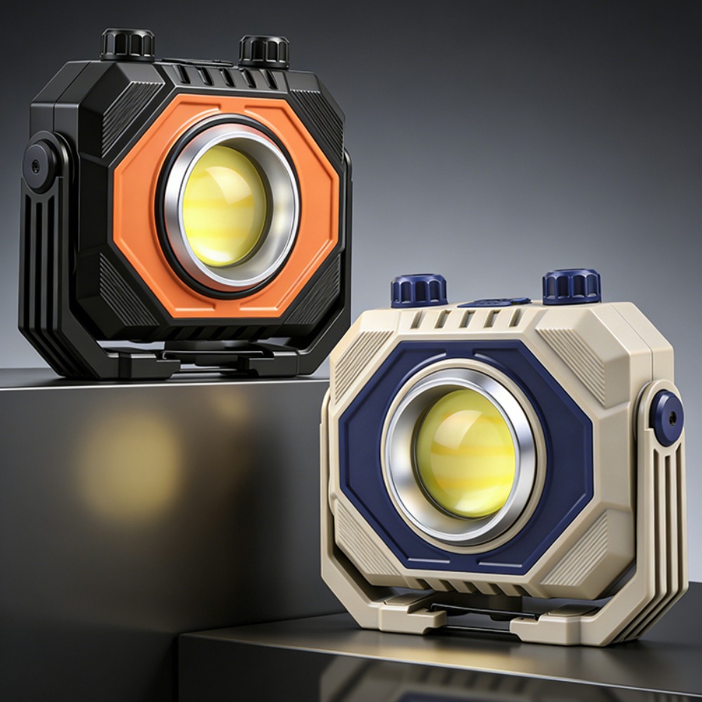 新型多機能COB作業灯 ソーラーUSBデュアル充電式 明るい - Outdoor Camping Lighting のレビューと価格