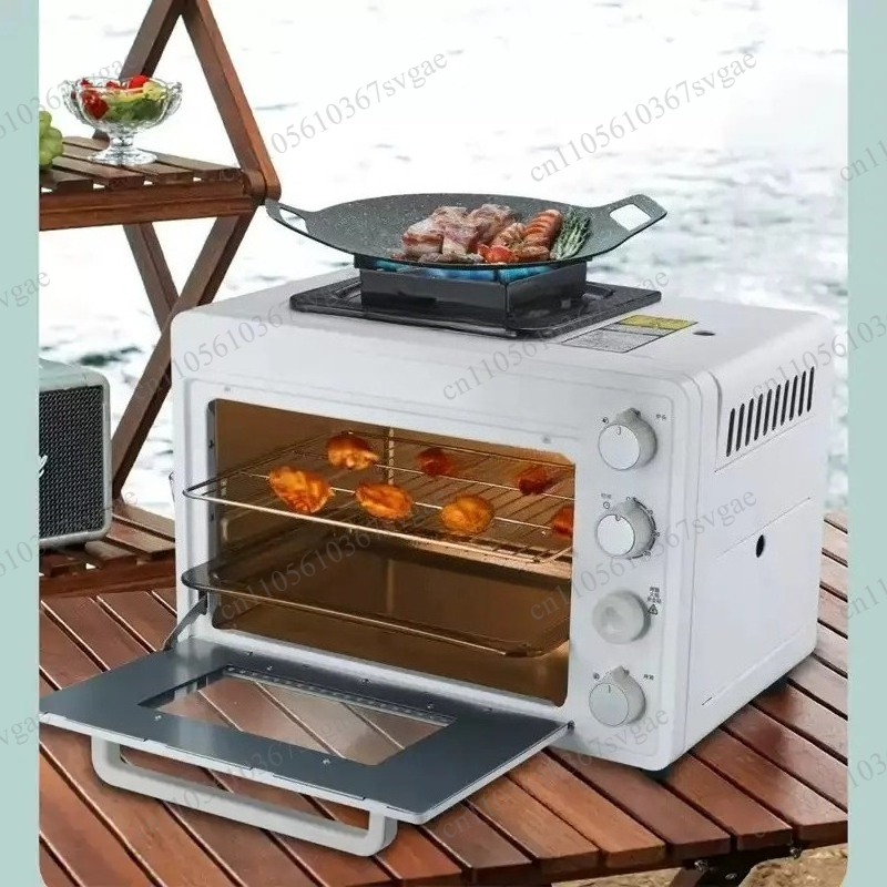 屋外用ポータブルガスオーブン、25-30L一体型キャセロール - Outdoor Gas Camping Oven のレビューと価格
