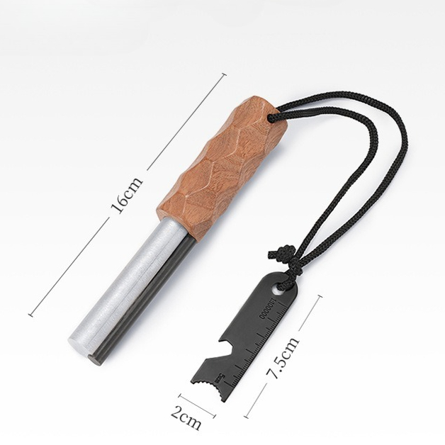 アウトドアフリント屋外点火マグネシウムスティック荒野サバイバ - Fire Starter Flint のレビューと価格