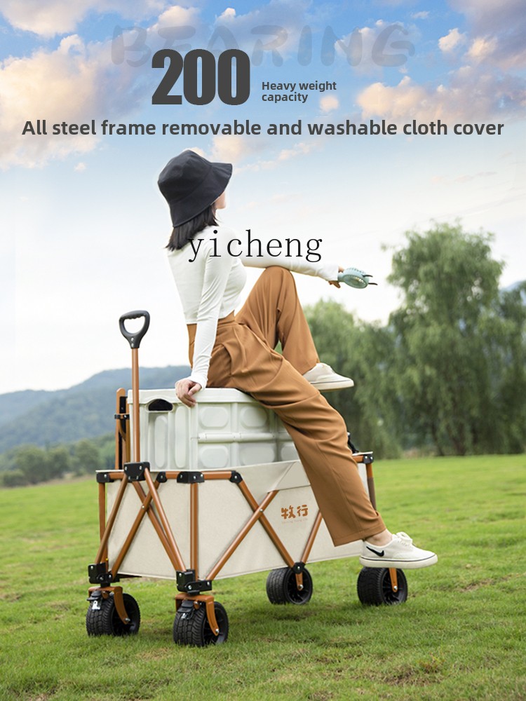 XLグレージングキャンピングカート折りたたみ式キャンプカート - Outdoor Camping Folding Table のレビューと価格