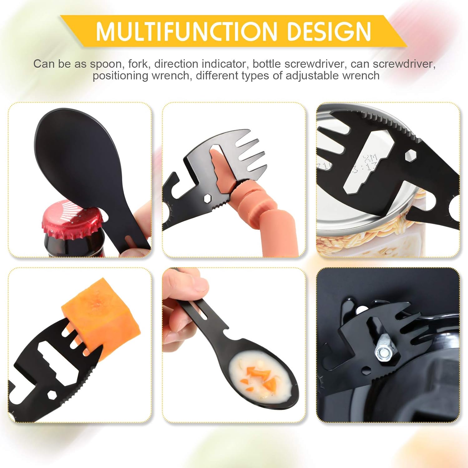 キャンプ用品セット ステンレス鋼 アウトドアサバイバルギア  - Outdoor Camping Utensils のレビューと価格