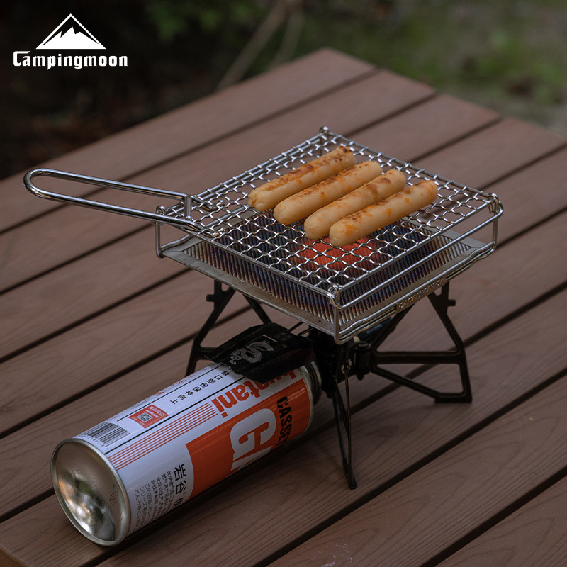 CAMPINGMOON アウトドアキャンプ 304 ステンレ - Outdoor Camping Gas Stove のレビューと価格