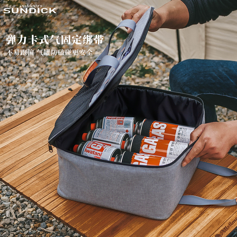 アウトドアキャンプピクニックバッグ収納袋衝突防止ポータブル食 - Outdoor Camping Gas Stove のレビューと価格