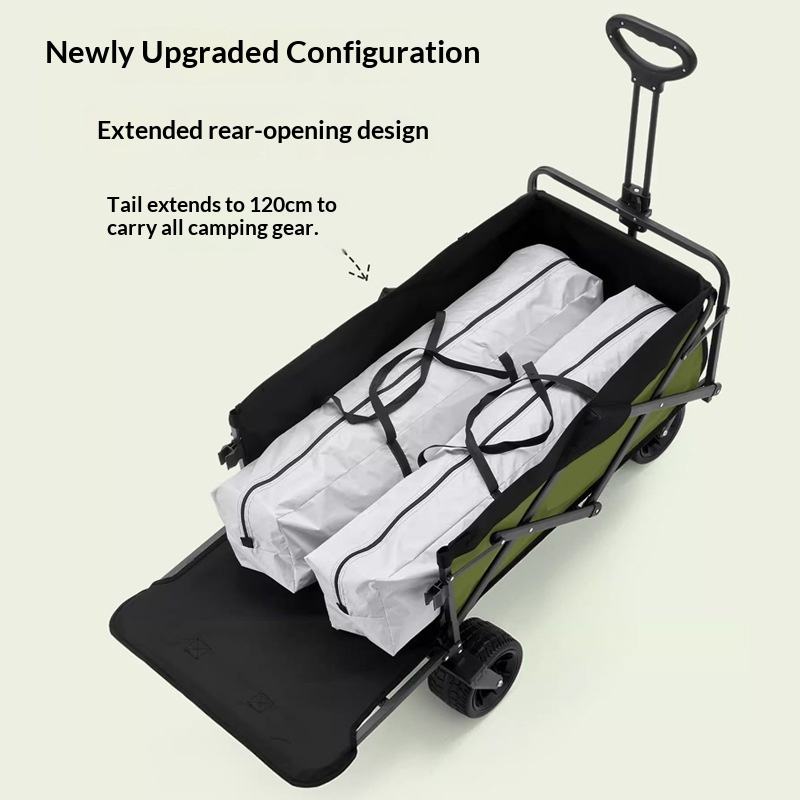 工場直売 四輪プラットフォーム キャンプ用ユーティリティワゴ - Outdoor Camping Folding Table のレビューと価格