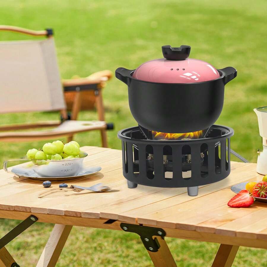 3つのアダプター付きポータブルキャンプストーブ - 72,0 - Outdoor Camping Gas Stove のレビューと価格