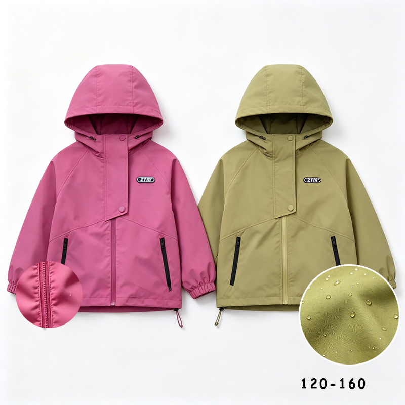 ユニセックスハイキングジャケット防水秋子供ウインドブレーカー - Outdoor Camping Activities For Kids のレビューと価格