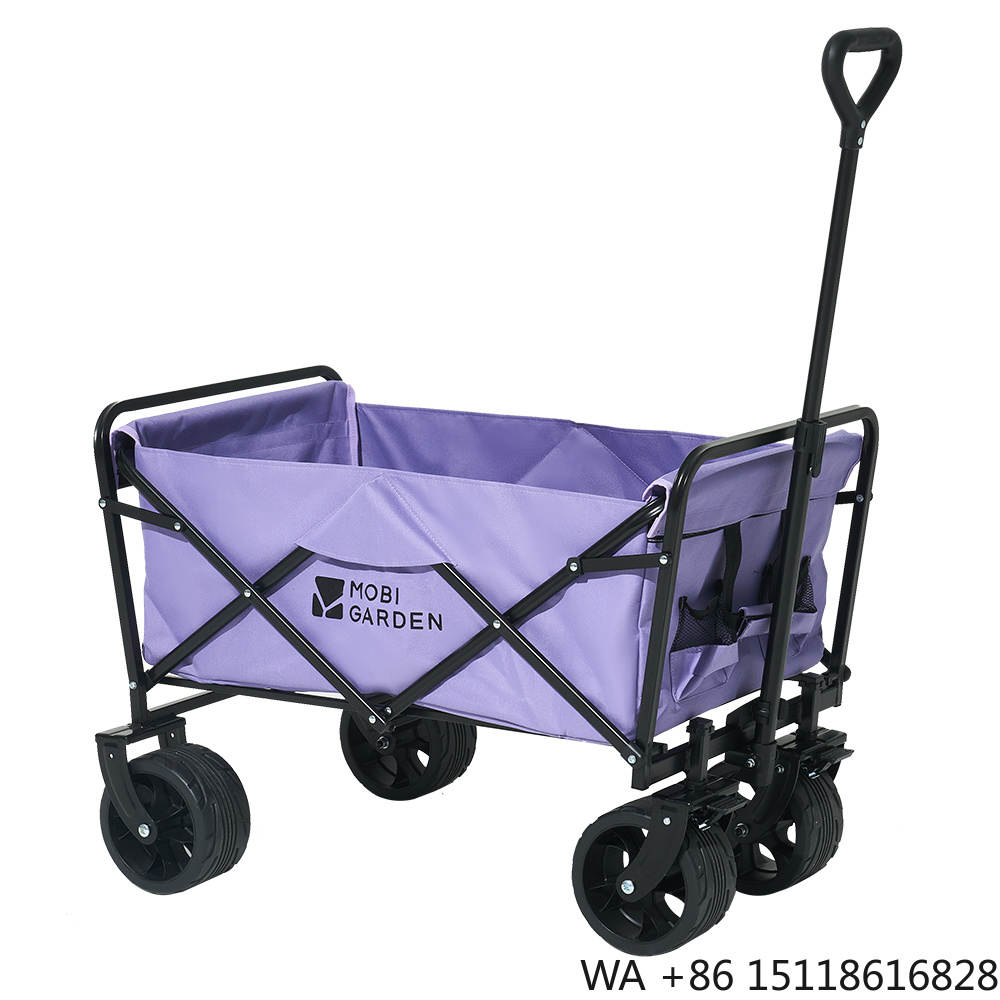 モビガーデン折りたたみ式四輪ポータブルワゴン、キャンプ車やキ - Outdoor Camping Folding Table のレビューと価格