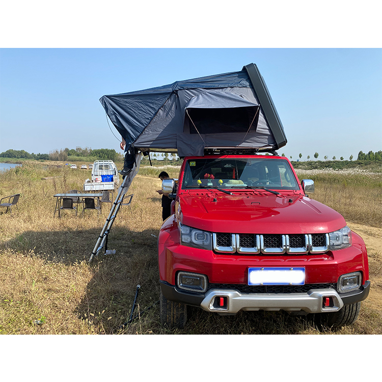 テントメーカー最安値アウトドア活動用自動キャンプハードシェル - Outdoor Camping Car Tent のレビューと価格