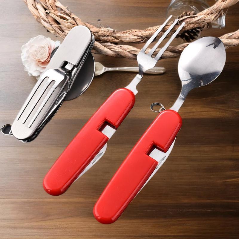 折りたたみ式キャンプ用食器セット - アウトドア活動やスポー - Outdoor Camping Utensils のレビューと価格