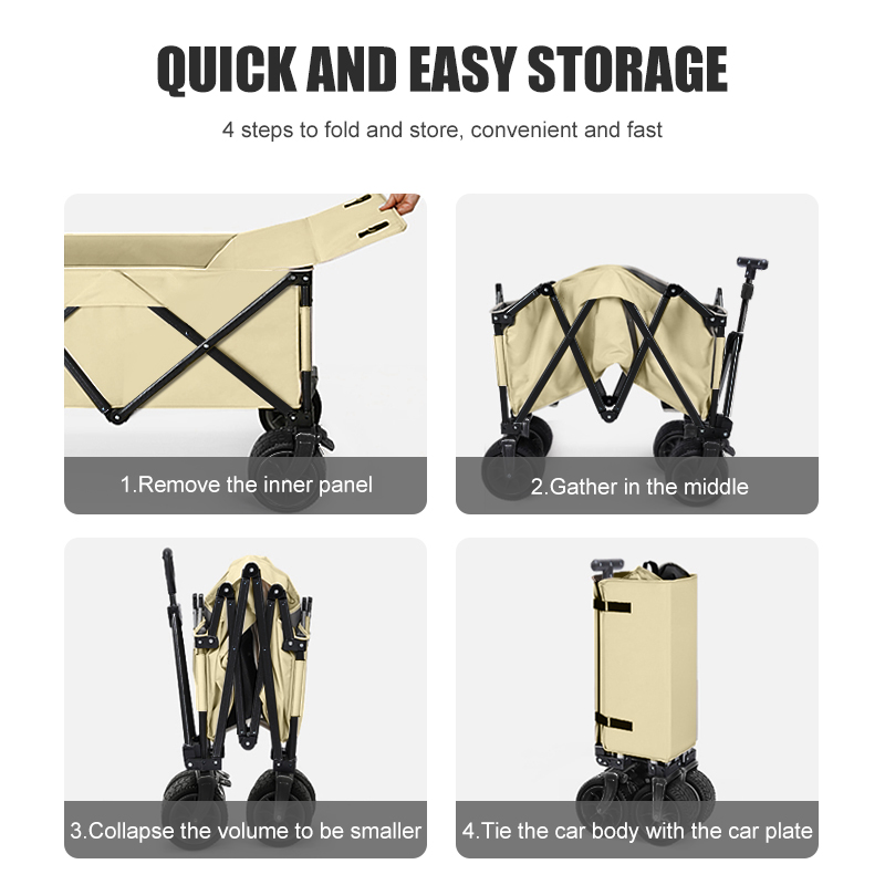 屋外折りたたみ式キャンプカート 600Dオックスフォードメタ - Outdoor Camping Folding Table のレビューと価格