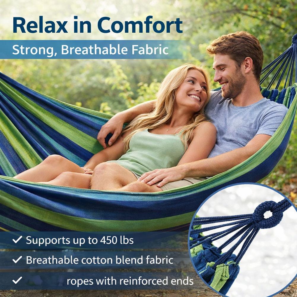 屋外ハンモック ポータブルキャンプハンモック 耐久性のあるキ - Outdoor Camping Hammock のレビューと価格
