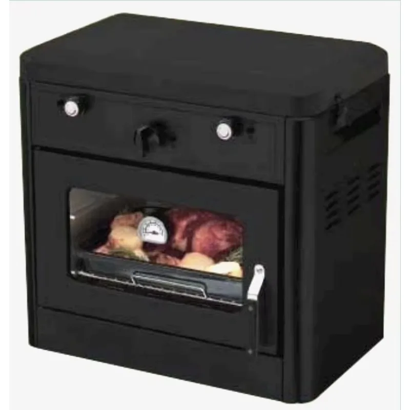 ポータブル屋外キャンプガスオーブン、ストーブ付き、バーベキュ - Outdoor Gas Camping Oven のレビューと価格
