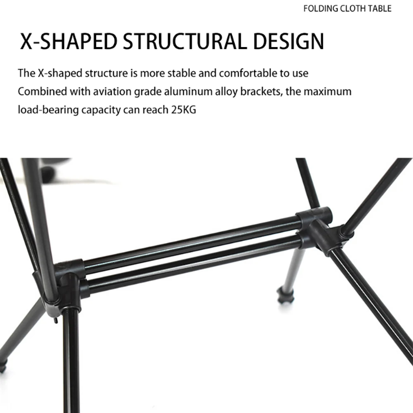 キャンプオックスフォード生地テーブル折りたたみデスク軽量折り - Outdoor Camping Folding Table のレビューと価格