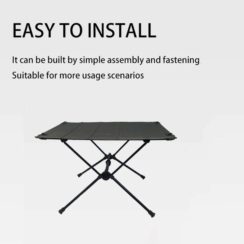 キャンプオックスフォード生地テーブル折りたたみデスク軽量折り - Outdoor Camping Folding Table のレビューと価格