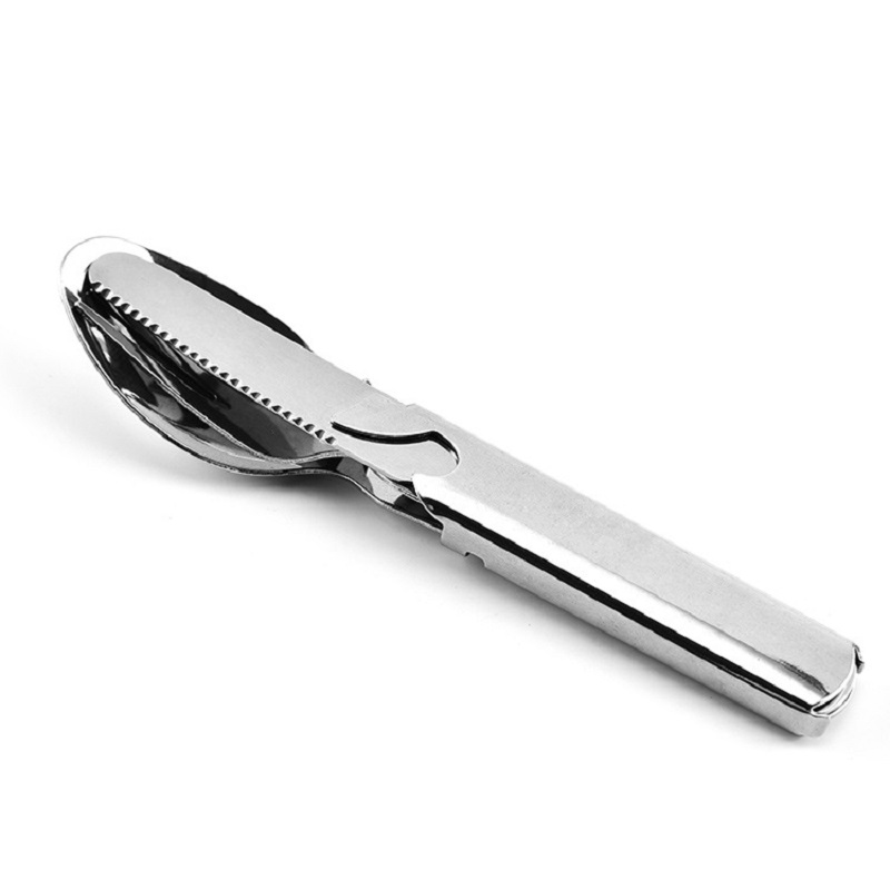 ステンレス鋼食器セット屋外家庭用ナイフフォークスプーン旅行キ - Outdoor Camping Knife のレビューと価格